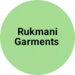 Business logo of Rukmani Garments