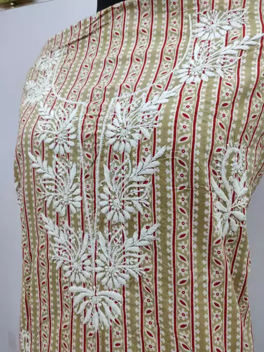 Pure Mul cotton Sanganeri Suit uploaded by Lucknowi Ada Chikankari Studio on 5/10/2024