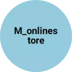 Business logo of M_onlinestore
