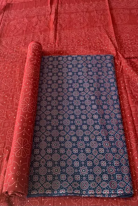 Ajrakh Dress Material uploaded by business on 1/6/2023