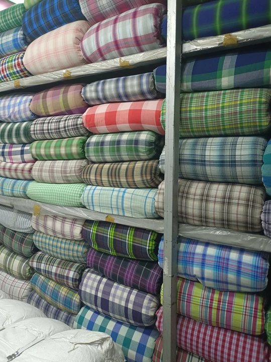 Visiting card store images of Kishan fabrics