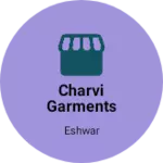 Business logo of Charvi garments