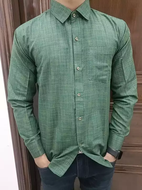 Khadi cooton shirt uploaded by business on 1/6/2023