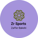 Business logo of ZR SPORTS