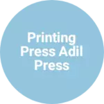 Business logo of Printing press adil press