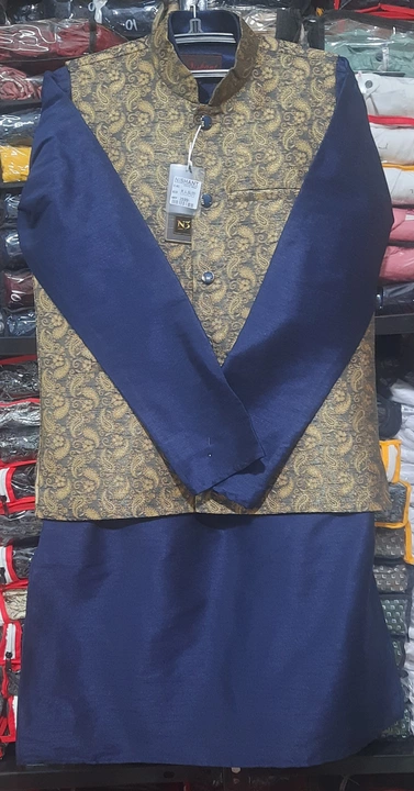 Nishant Ethnic mens wear kurta pajma with jacket uploaded by Nishant Traders on 1/6/2023