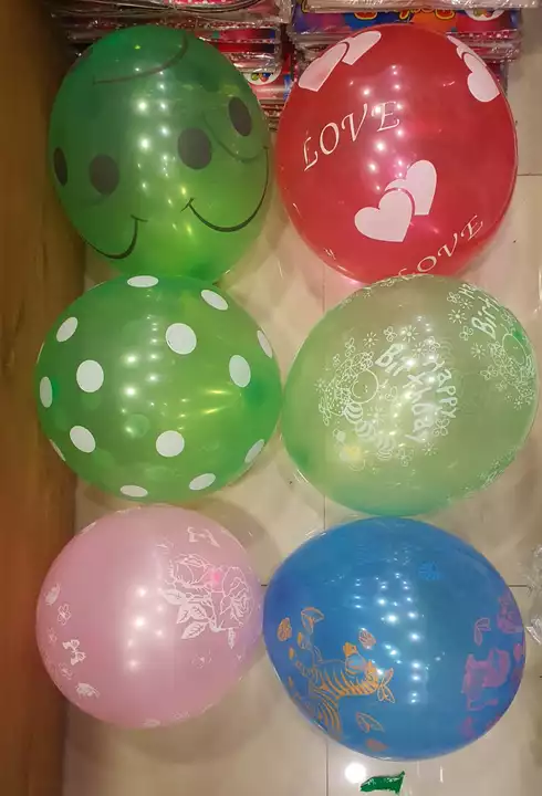Mix print balloon 🎈🎈 ( 100 pc pack)  uploaded by KALYANI TOYS on 1/6/2023