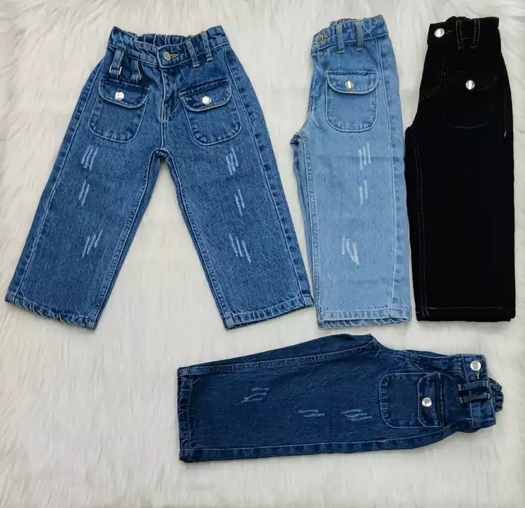 Girls Denim Jeans uploaded by S-12 CREATION on 5/29/2024