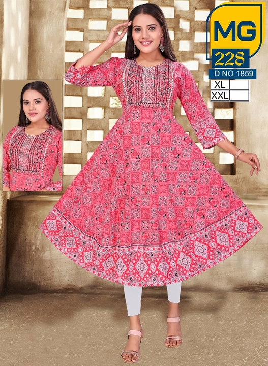 Post image I want 100 pieces of Kurti at a total order value of 10000. I am looking for Tops . Please send me price if you have this available.