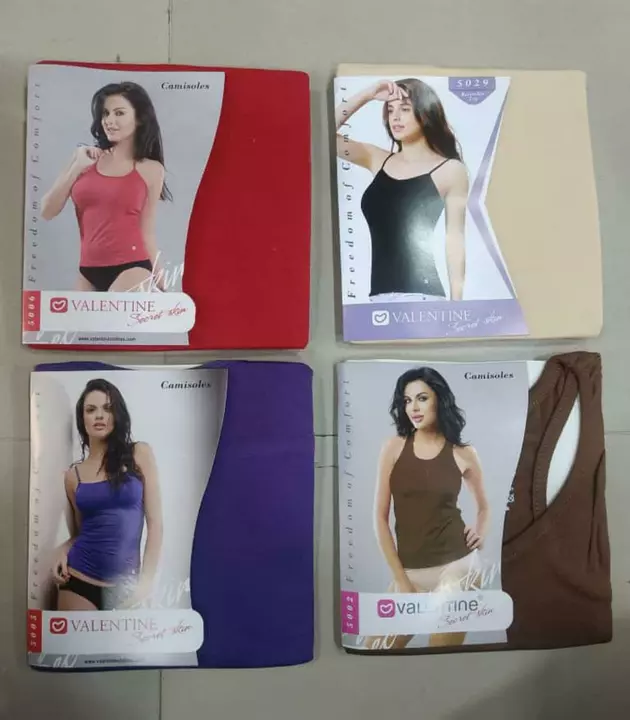 Find *BRAND - Valentine* Ladies Camisole Slip Size S To 3XL Mrp 129 To 215  10 Color Available Qty 1500 by Krisha enterprises near me, Modipuram,  Meerut, Uttar Pradesh
