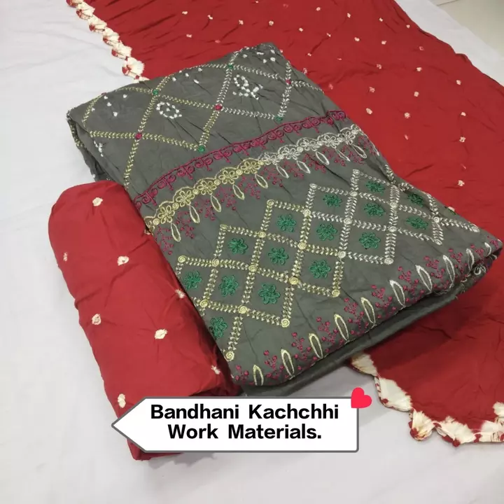 Kachchhi  Work  Bandhani uploaded by Apsara dresses on 1/7/2023