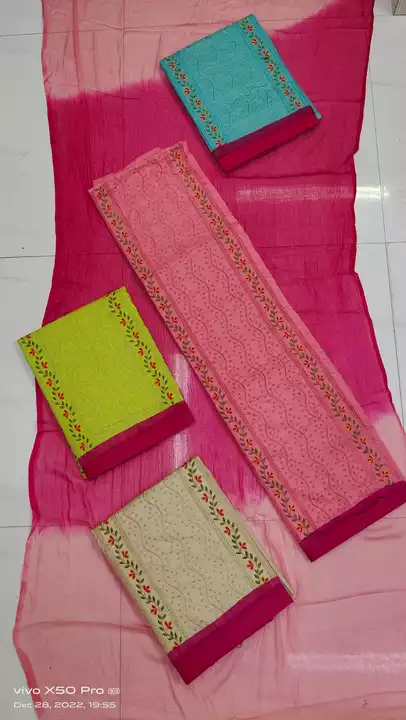 Cotton dress material work wholesale only  uploaded by Mysore cloth depot  on 5/29/2024