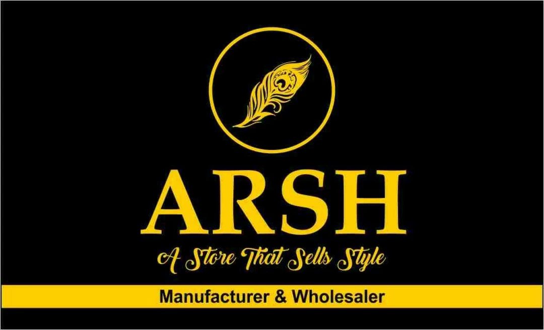 Visiting card store images of Arsh Fashion Store
