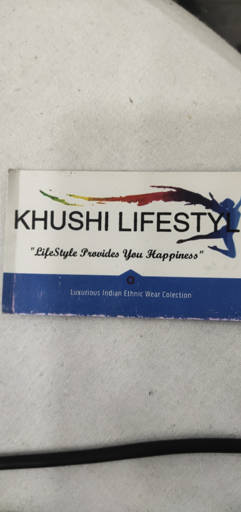 Visiting card store images of Khushilifestyle
