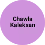 Business logo of Chawla kaleksan