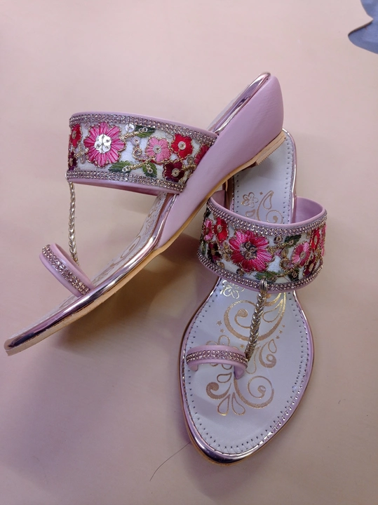 Ladies partywear heel sliper uploaded by Moriya footwear on 1/7/2023
