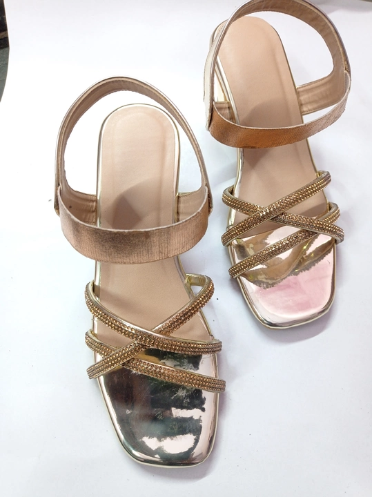 Ladies fancy & partywear heel sandal uploaded by Moriya footwear on 1/7/2023