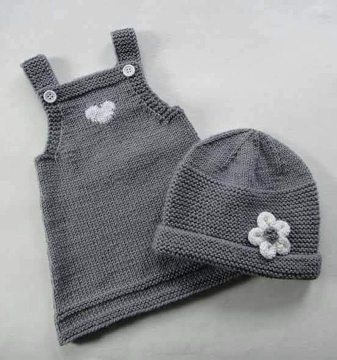 Post image Beautiful handmade woollen baby dresses.