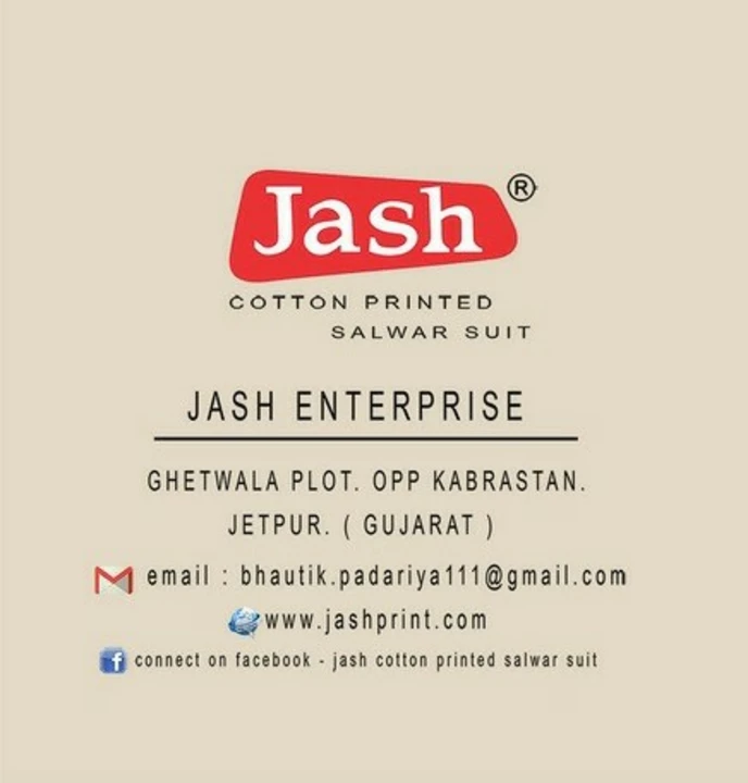 Factory Store Images of Jash print Ghetawala plot Opp.kabrastan jetpur
