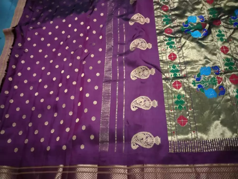 Maharani Paithani sharre uploaded by Gadwal & paithani handloom silk sharres on 1/7/2023