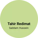 Business logo of Tahir redimat