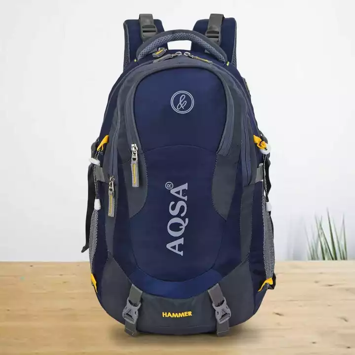 AqsaHammer Unisex Nylon 45 L Travel Laptop Backpack Water Resistant Slim Durable Fits Up to 17.3 Inc uploaded by business on 1/7/2023