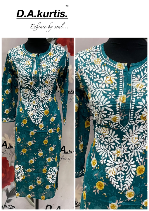 LUCKNOWI KURTI uploaded by Wedding collection on 5/8/2024