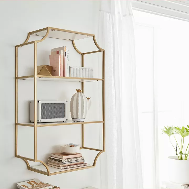 Wall shelf with mirror  uploaded by Handicraft mart on 5/30/2024