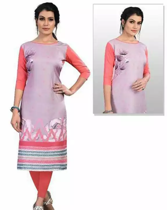 **Womens Multicolor Printed Crepe Straight Kurti*

*Price 250*

*Free Shipping Free Delivery*

*Colo uploaded by SN creations on 1/8/2023