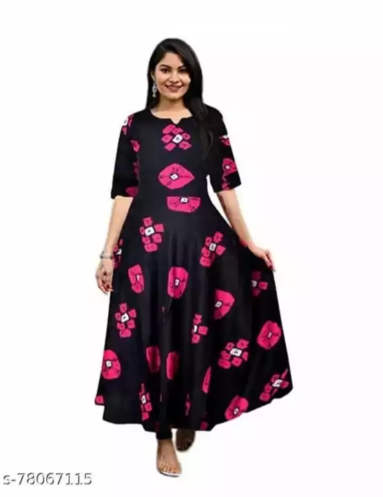 Bandish flower frock uploaded by business on 1/8/2023