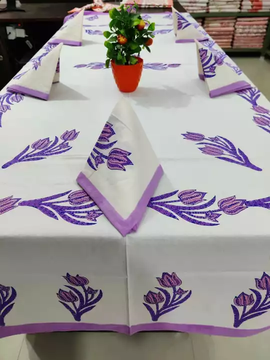 Table Cover with Napkin Set uploaded by Cotton Street on 1/8/2023