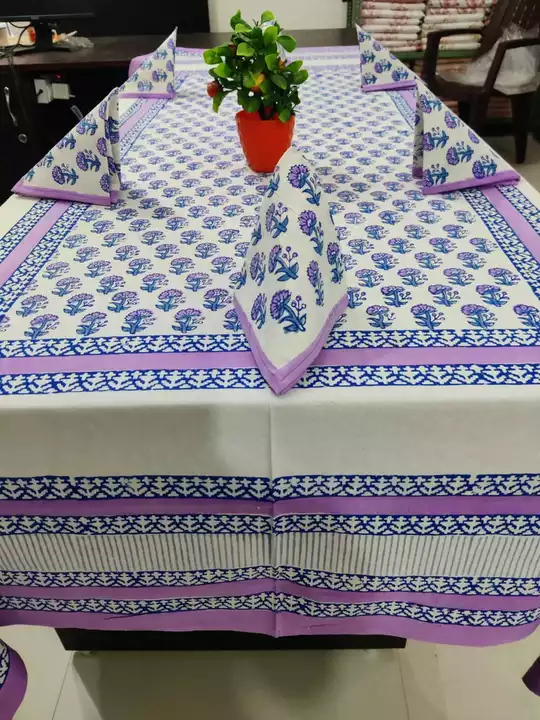 Table Cover with Napkin Set uploaded by Cotton Street on 1/8/2023