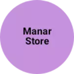 Business logo of Manar store