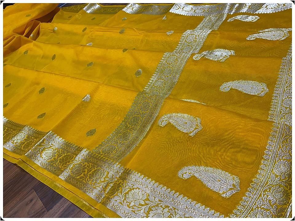 Semi georgette Sarees uploaded by business on 2/10/2021