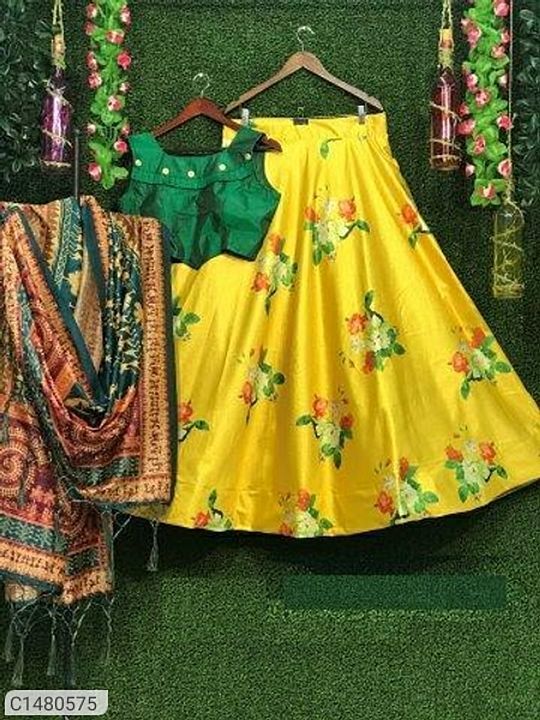 Lehenga choli for girls  uploaded by  Indian products  on 2/10/2021