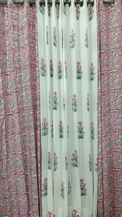 Handblock curtains 1 uploaded by Jaipuri Bazar on 1/8/2023
