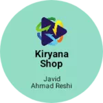 Business logo of Kiryana shop
