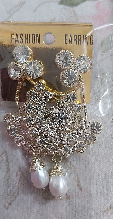 jwellery combo in 220 single earing  180 of two pack uploaded by pink Rose fashion Store  on 2/10/2021
