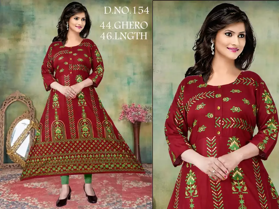 Ghera Kurtis xl xxl 210/- uploaded by Radha Creation , Maira sales for Readymade items on 1/8/2023