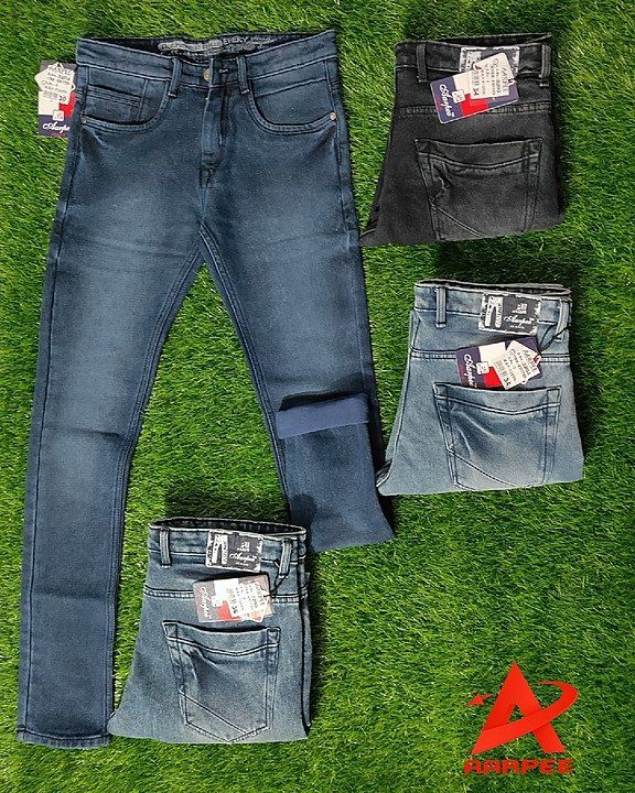 Knitted Denim Jeans uploaded by RUPCHAND PARASMAL on 2/11/2021
