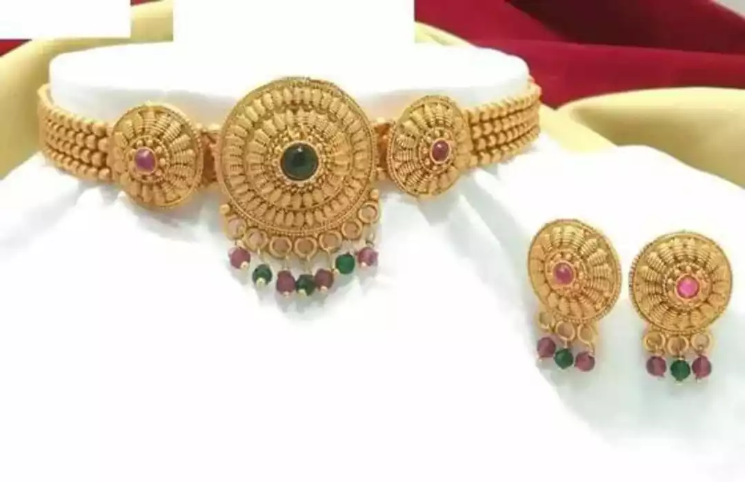 *Limited  Stock!! Alloy Jewellery Set*

*Price 280*

*Free Shipping Free Delivery*

*material*: Allo uploaded by SN creations on 1/9/2023