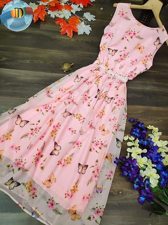 Beautiful crepe dress uploaded by Infinite lifestyle on 2/11/2021