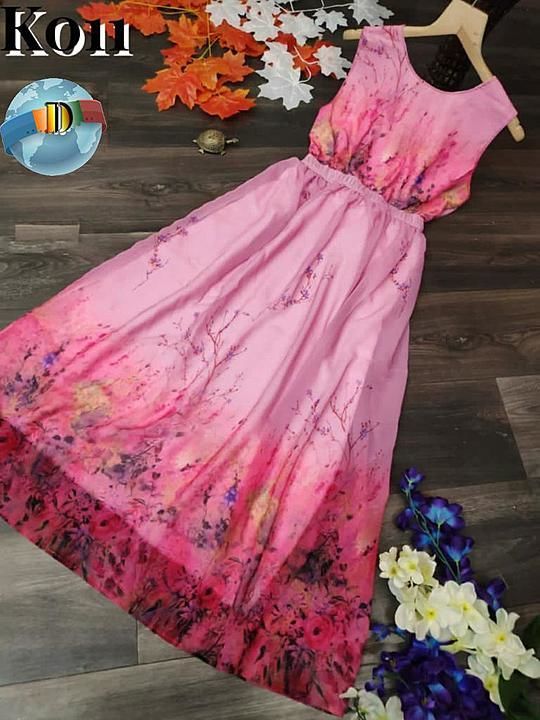 Beautiful crepe dress uploaded by business on 2/11/2021
