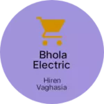 Business logo of bhola Electric