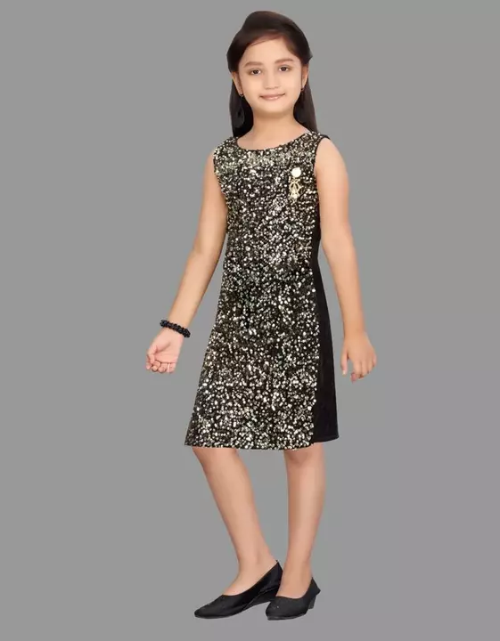 - Girls Midi/Knee Length 
   Sequins Party Dress
     uploaded by business on 1/9/2023
