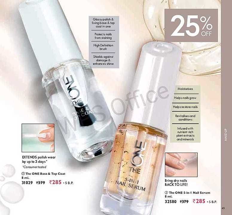 Nail coter & serum uploaded by Oriflame product on 7/5/2020