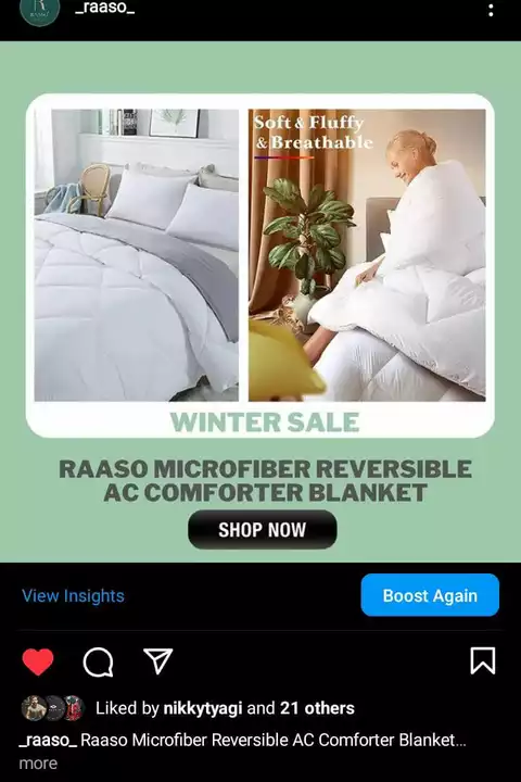 Comforter  uploaded by RAASO on 1/9/2023