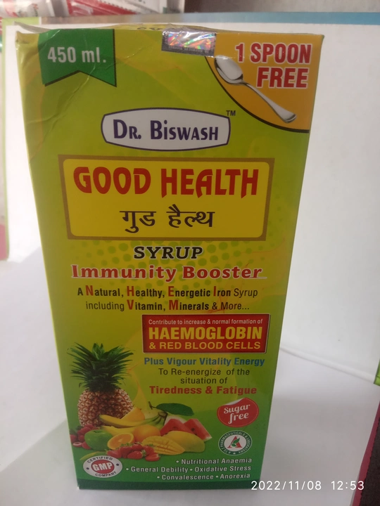 Good health syrup uploaded by Fine medical on 1/9/2023