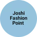 Business logo of Joshi fashion point