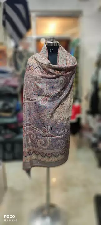Woolen fabric kani disngn shawl  uploaded by Dehqani Bros on 1/9/2023
